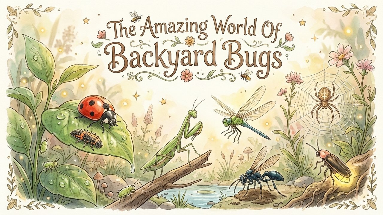 Cover image for The Amazing World Of Backyard Bugs